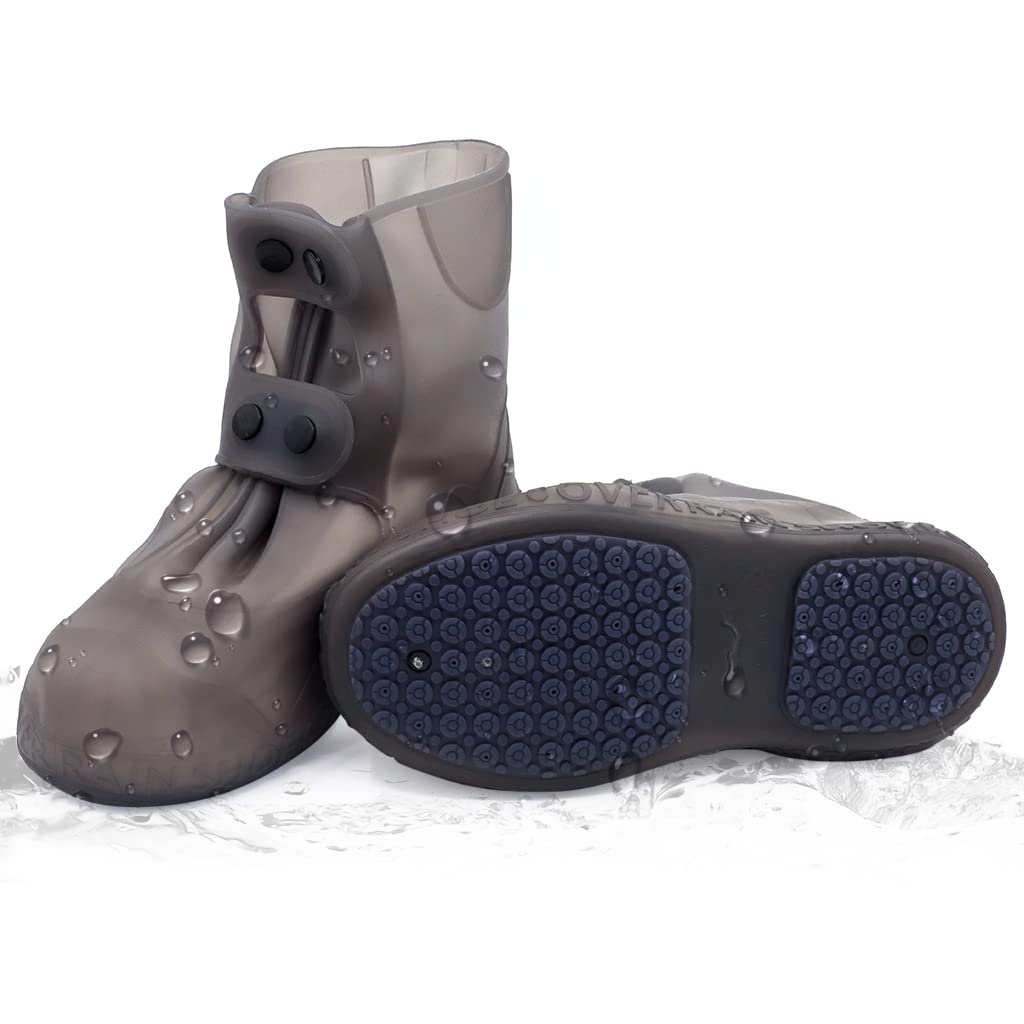 PALAY Silicone Shoe Covers for Kids, Men, Women with Double-Breasted, Anti-Slip and Waterproof Shoe Cover, TPE Sole Wear-resistant and Reusable Shoes Cover for Rainy Season (for Size 7-8.5) PALAY Silicone Shoe Covers for Kids, Men, Women with Double-Breasted, Anti-Slip and Waterproof Shoe Cover, TPE Sole Wear-resistant and Reusable Shoes Cover for Rainy Season (for Size 7-8.5)